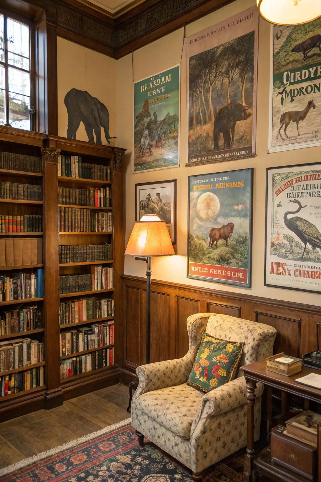 Classic charm with wildlife nostalgia.