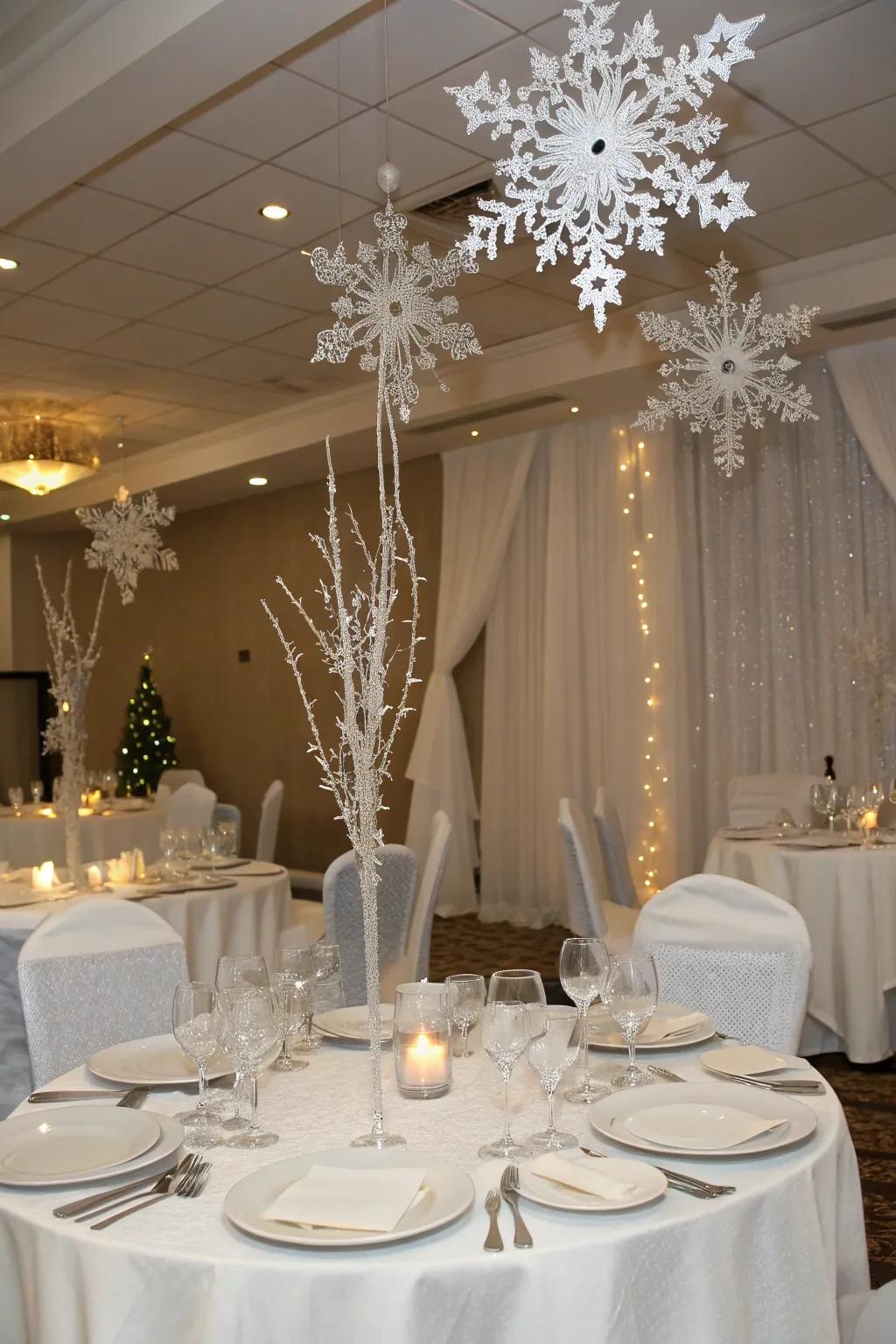 An enchanting Ice Crystal Social with complex decorations and crystal details.