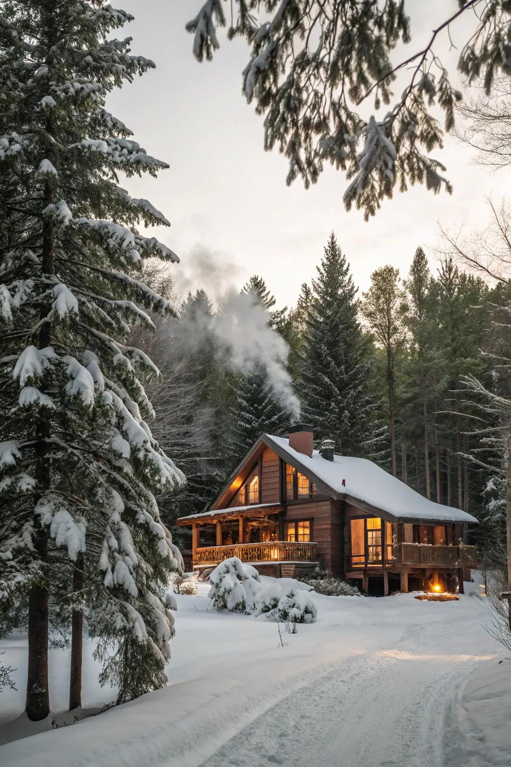 Escape to a romantic retreat in the Poconos for a winter babymoon.
