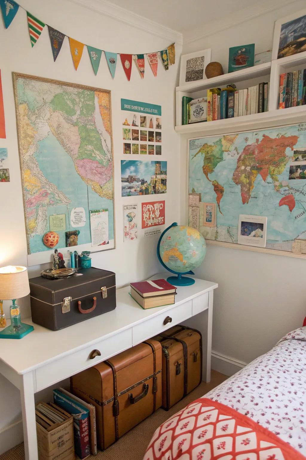 Custom spaces through ornamental strategies inspired via global exploration endeavors.