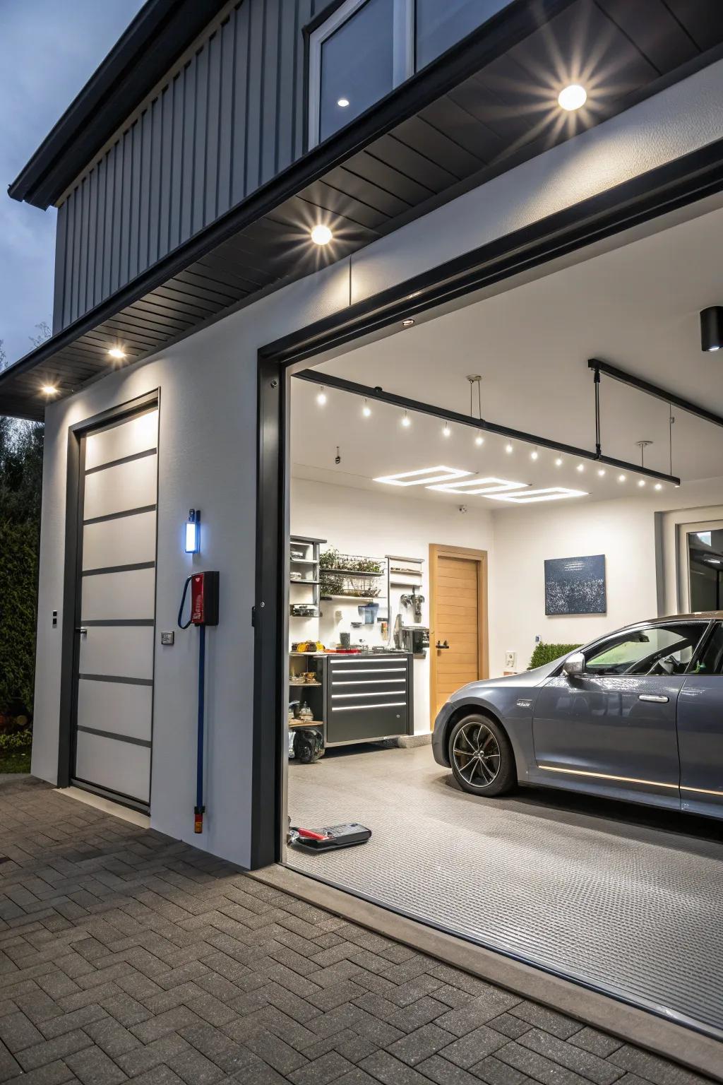 Smart technology adds simplicity to your garage.