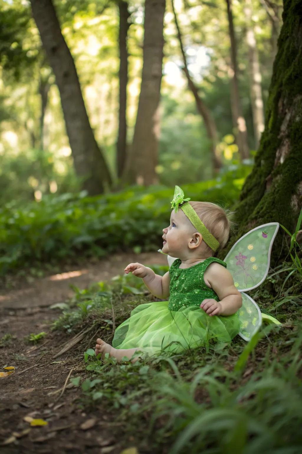An enchanting Tinkerbell costume, ensuring a truly magical Halloween.