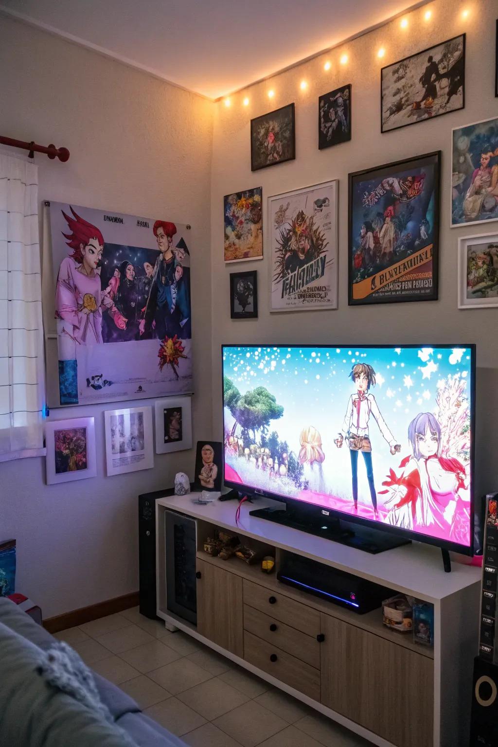 A dedicated area improves the anime experience.