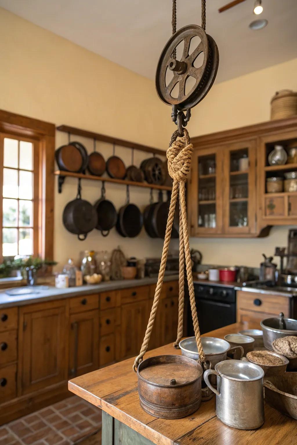 A functional and elegant solution for culinary storage.