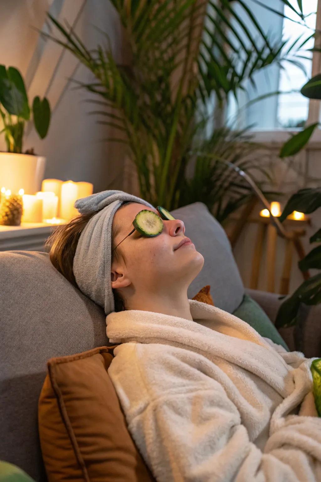Cold eye compresses are a swift remedy for rejuvenating tired eyes.