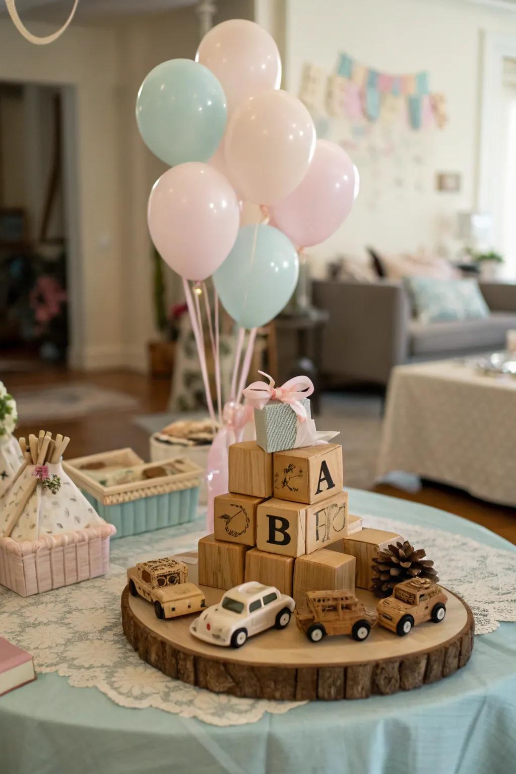 Classic toys infuse nostalgia and allure onto the table.