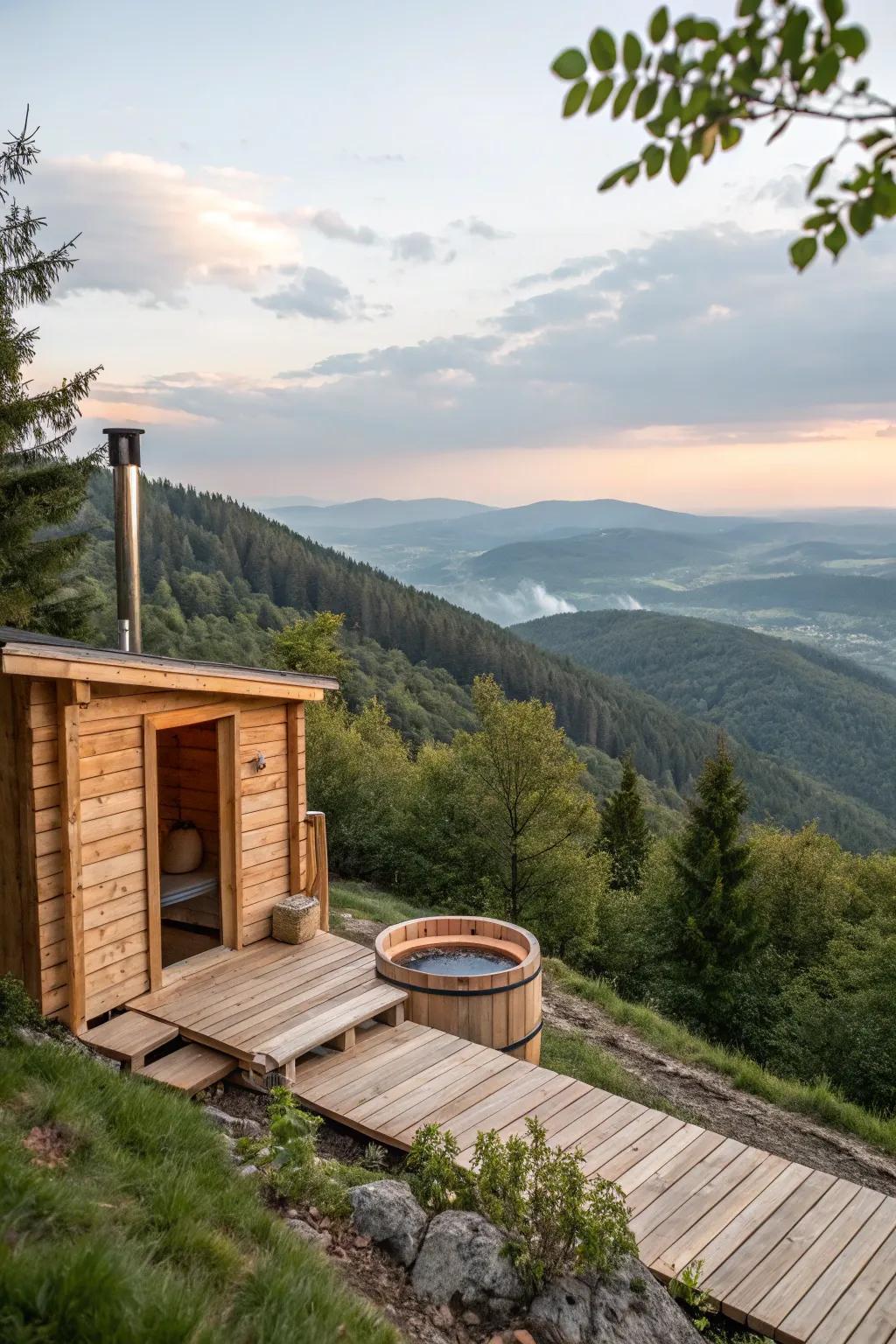 A slope-side sanctuary providing awe-inspiring views.
