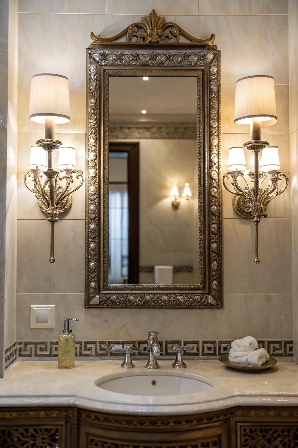 Sconces are both functional and beautiful.