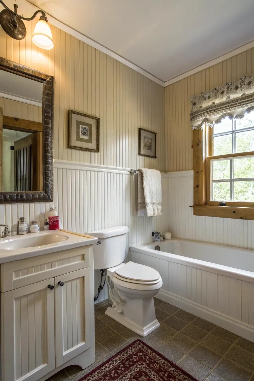 Plank finish infuses country charm with functionality.