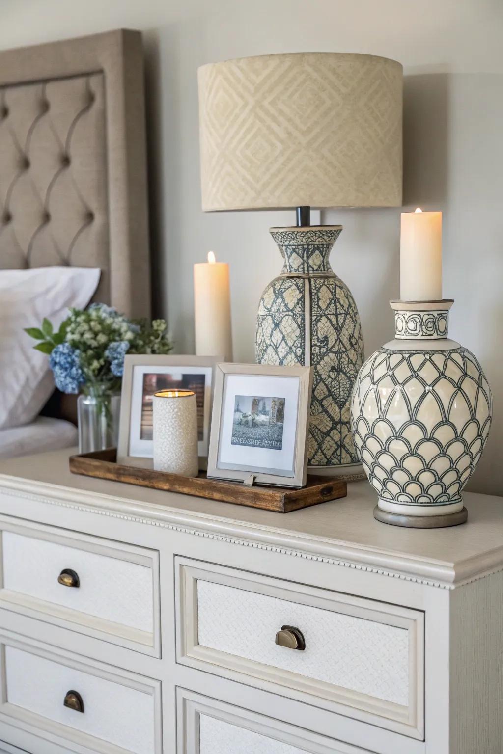 Symmetry introduces equilibrium and arrangement to your aesthetic.