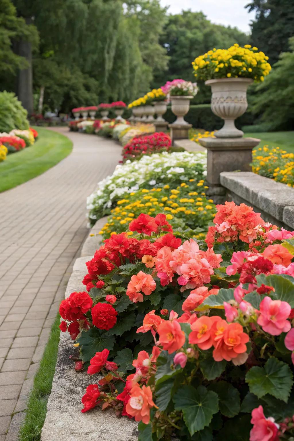 Seasonal plant bud showcases guarantee year-round garden interest.