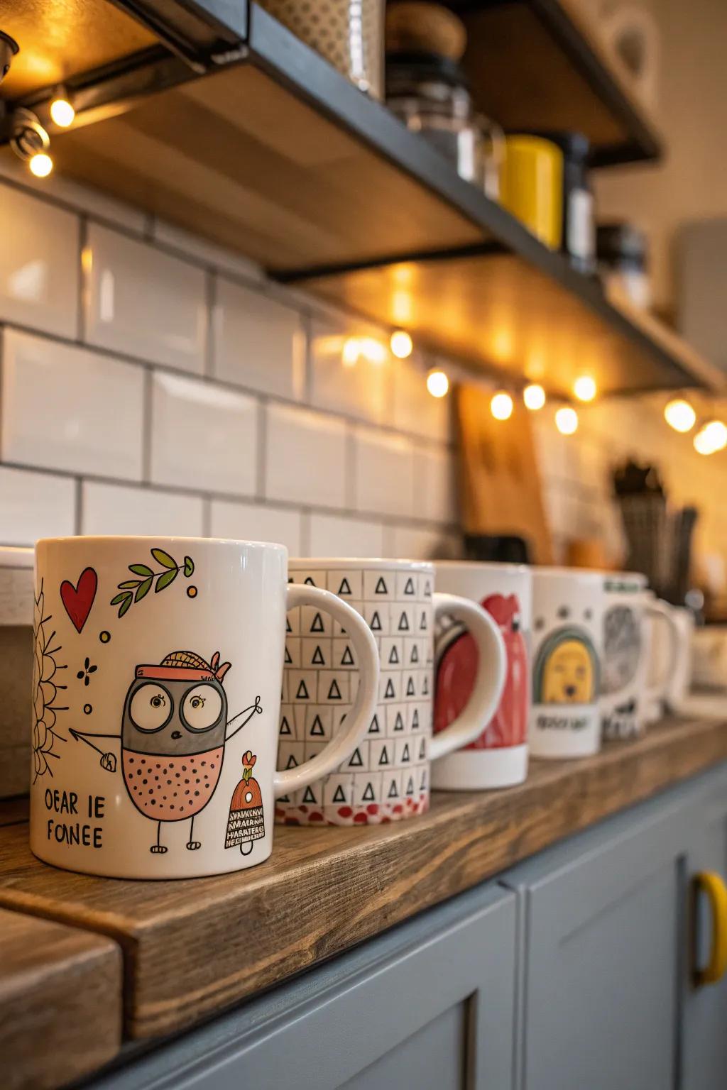 Whimsical drinkware makes enjoying your favorite beverage even more pleasant.