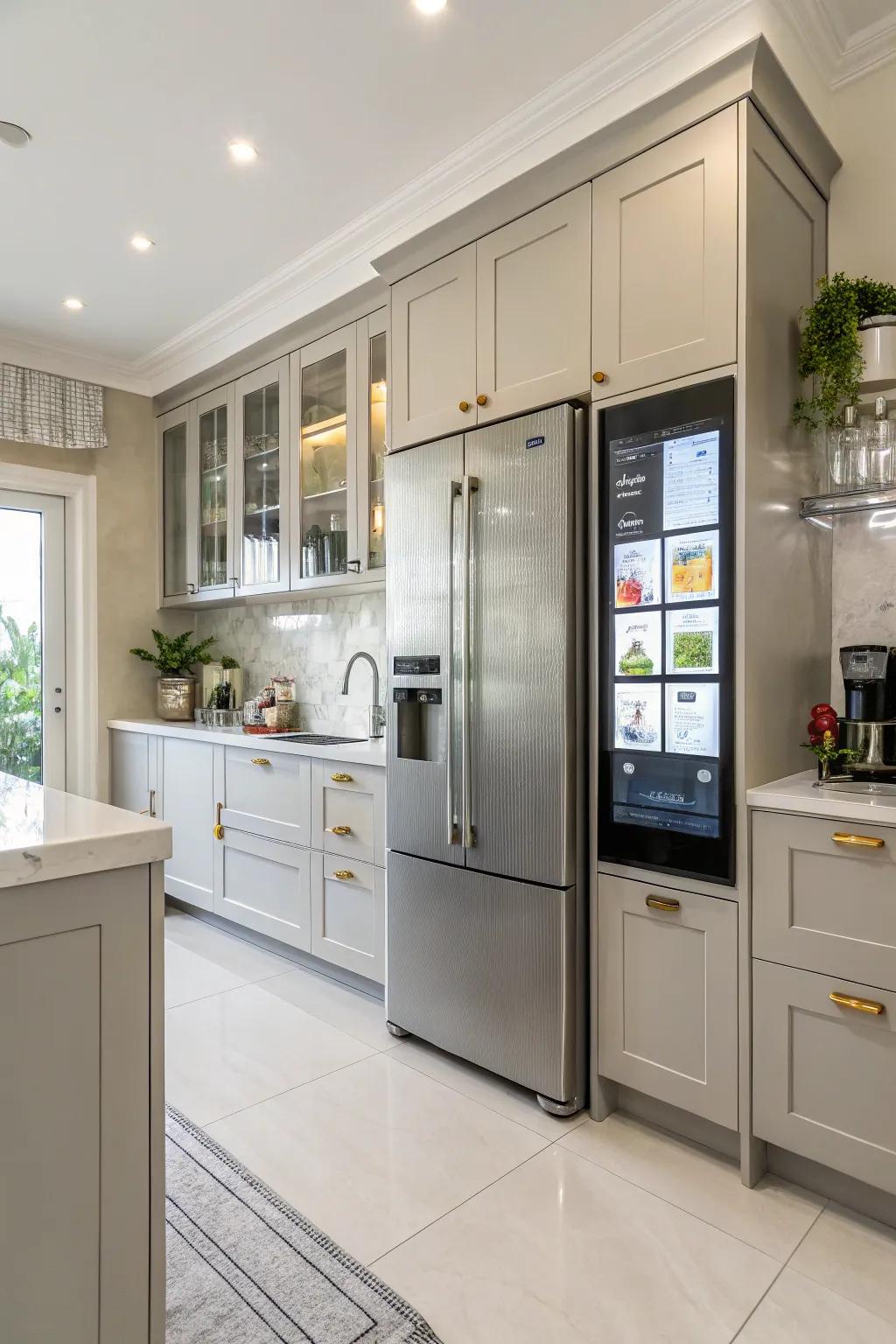 An intelligent cooler becomes a focal point, providing ease and contemporary style.