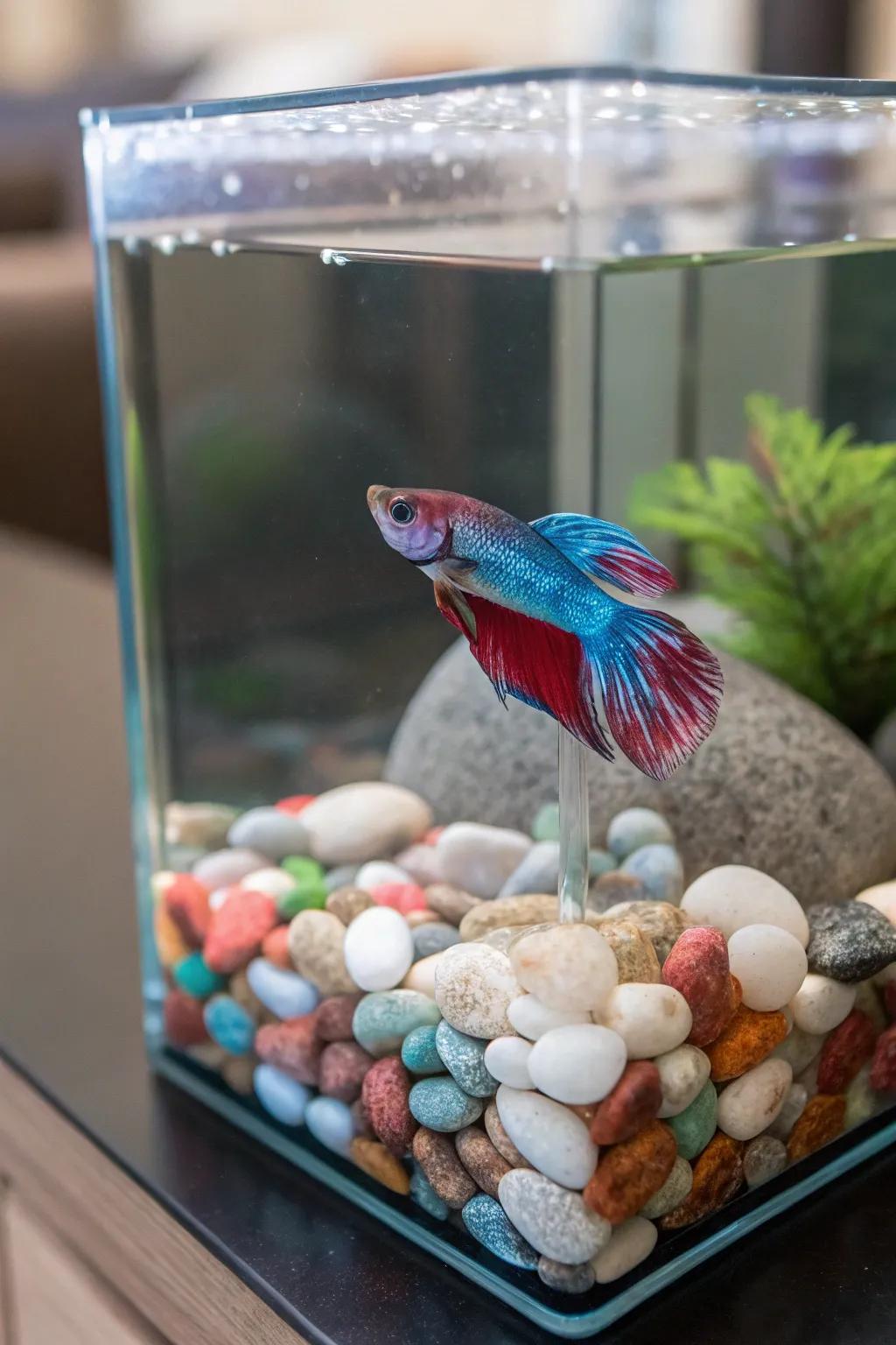 Ornamental stones usher in refinement and flair to your tank.