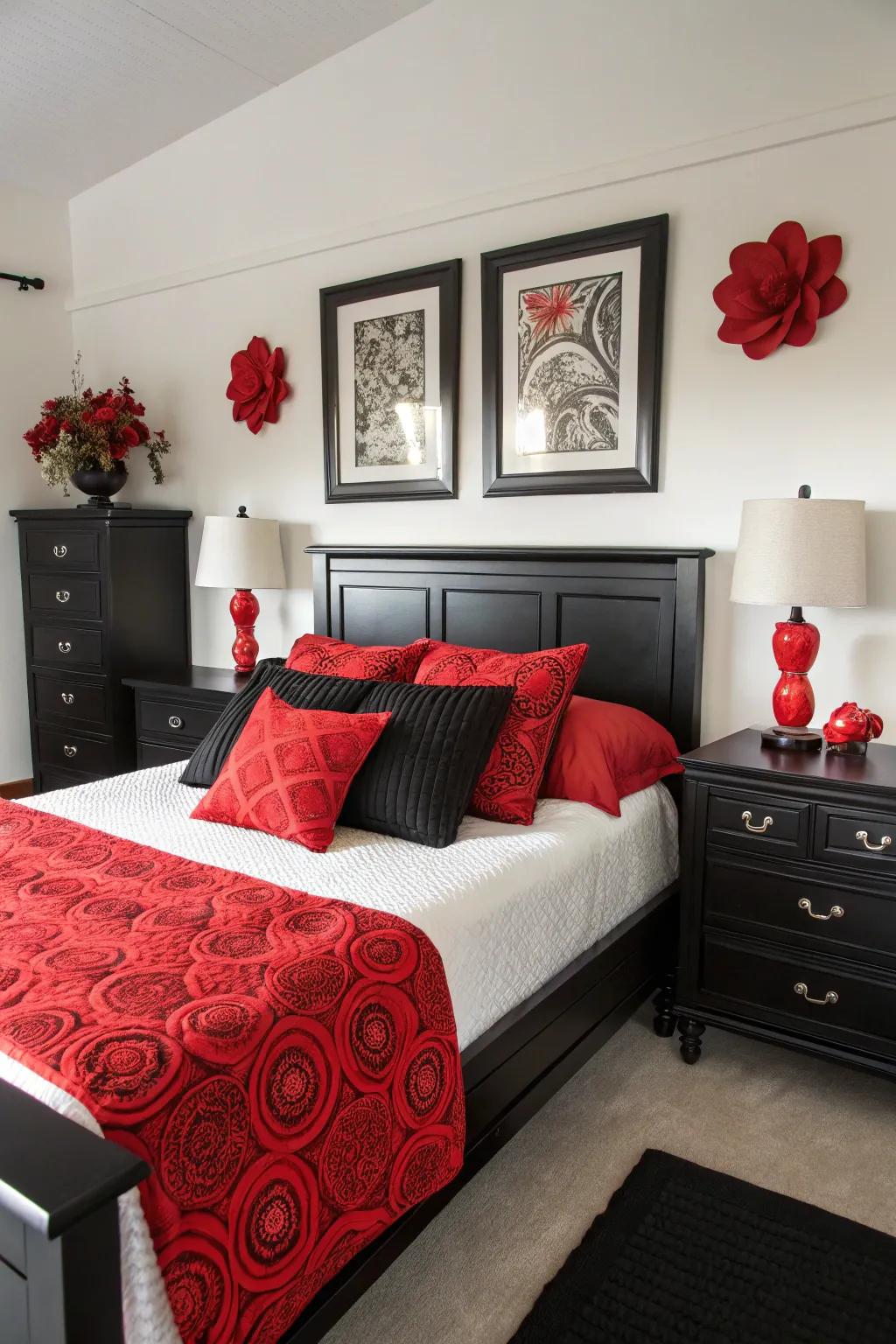 Colourful accents add a fun, interesting, exciting twist to your colour scheme.