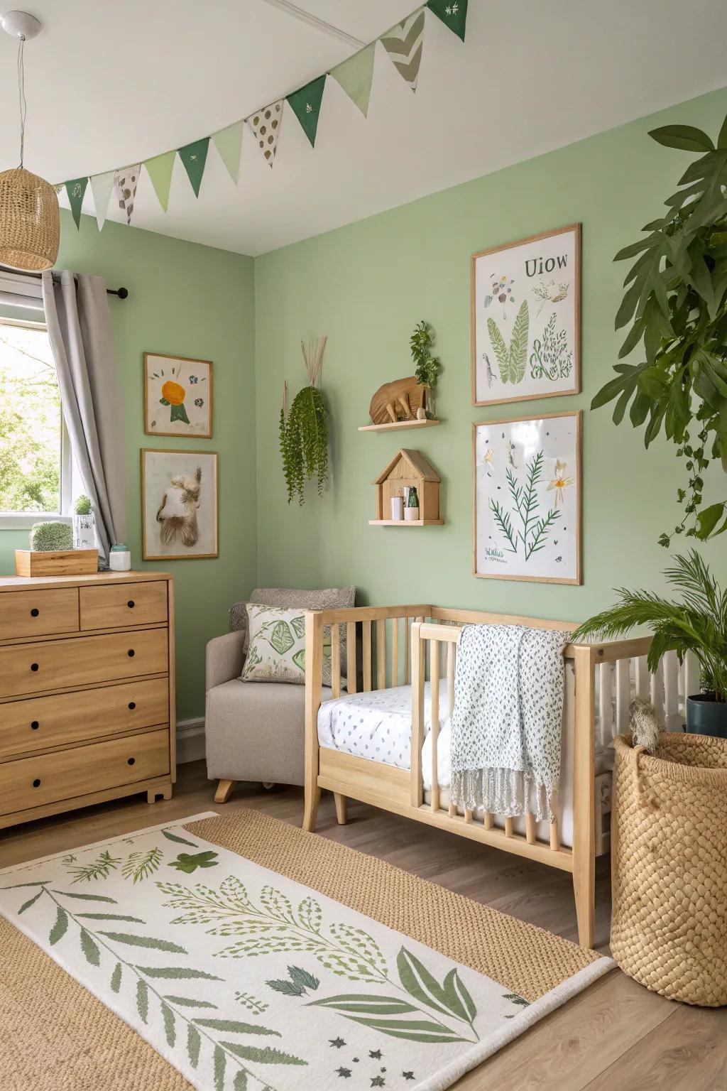 Soft mint offers a revitalizing and calming atmosphere.
