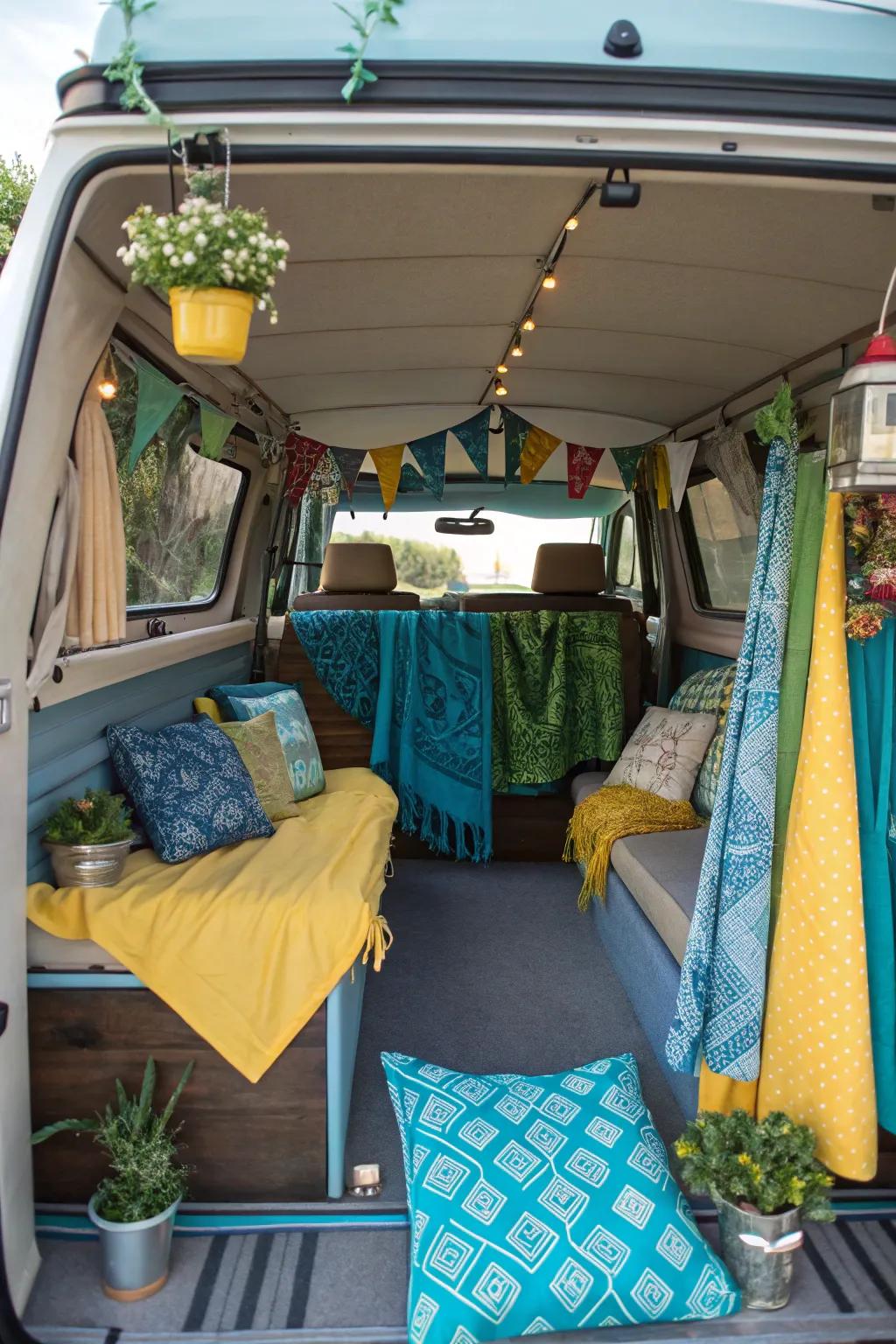 Beautifying accents that personalize your camper shell space.