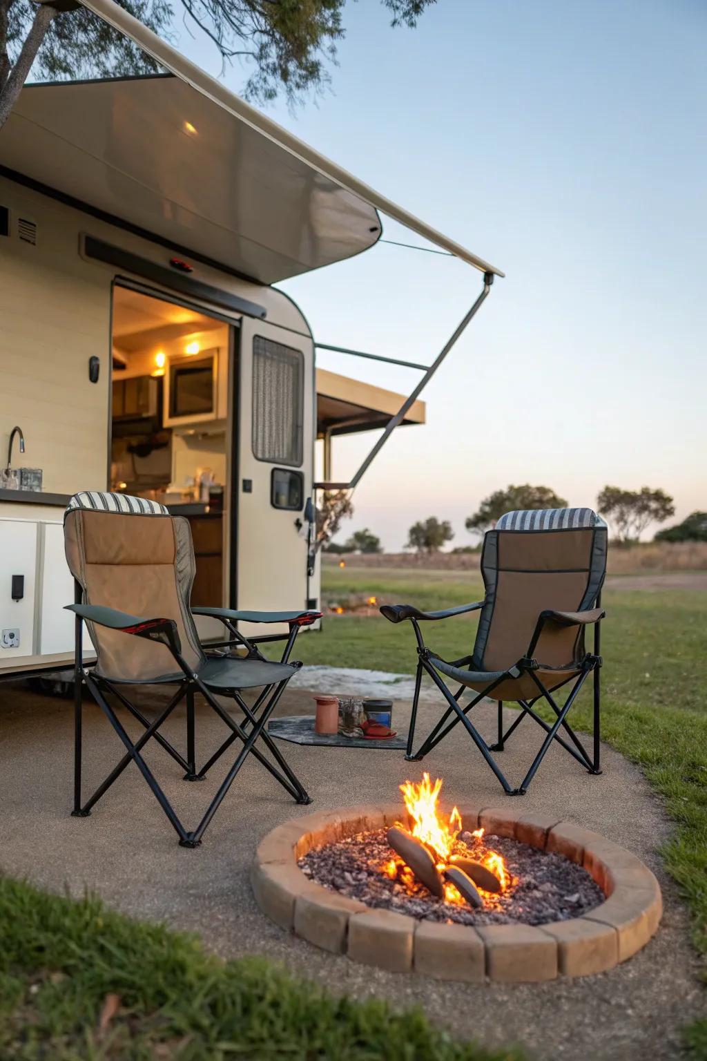 Unwind with comforting seating options.