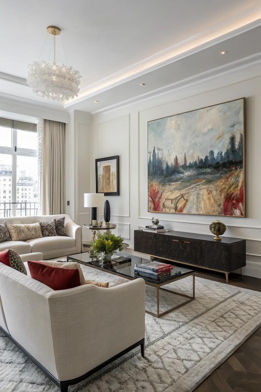 Modern artistry keeps your decor current.