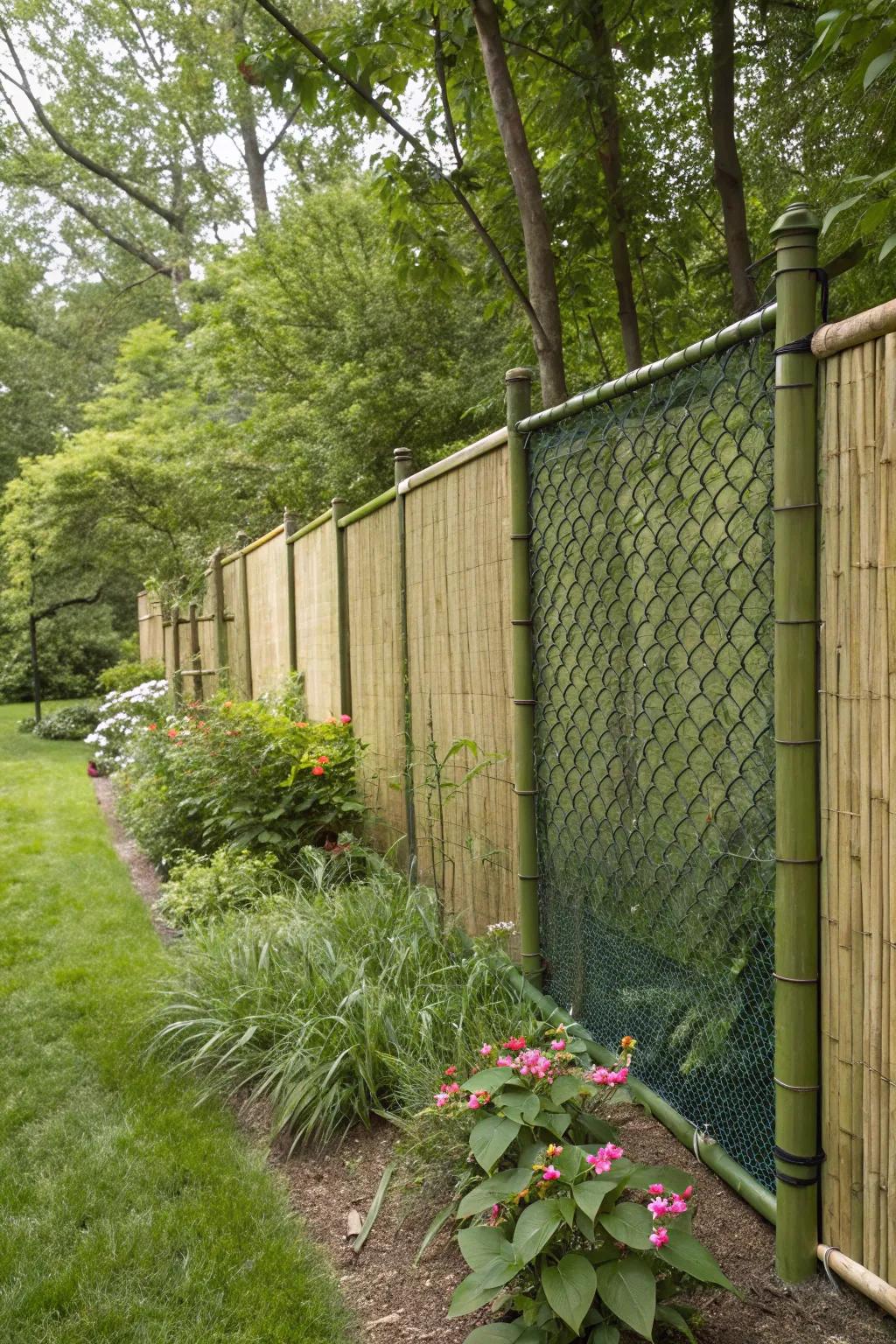 Privacy screens offer both seclusion and style.