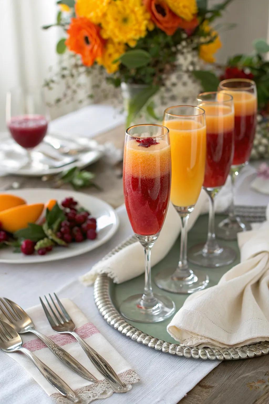 Celebratory berry citrus sparklers to toast the holidays.