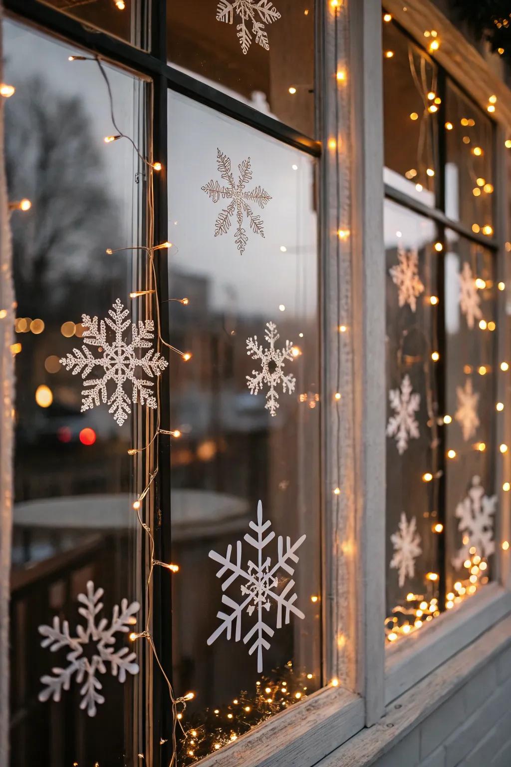 A celebratory aperture showcase which disseminates holiday cheer.