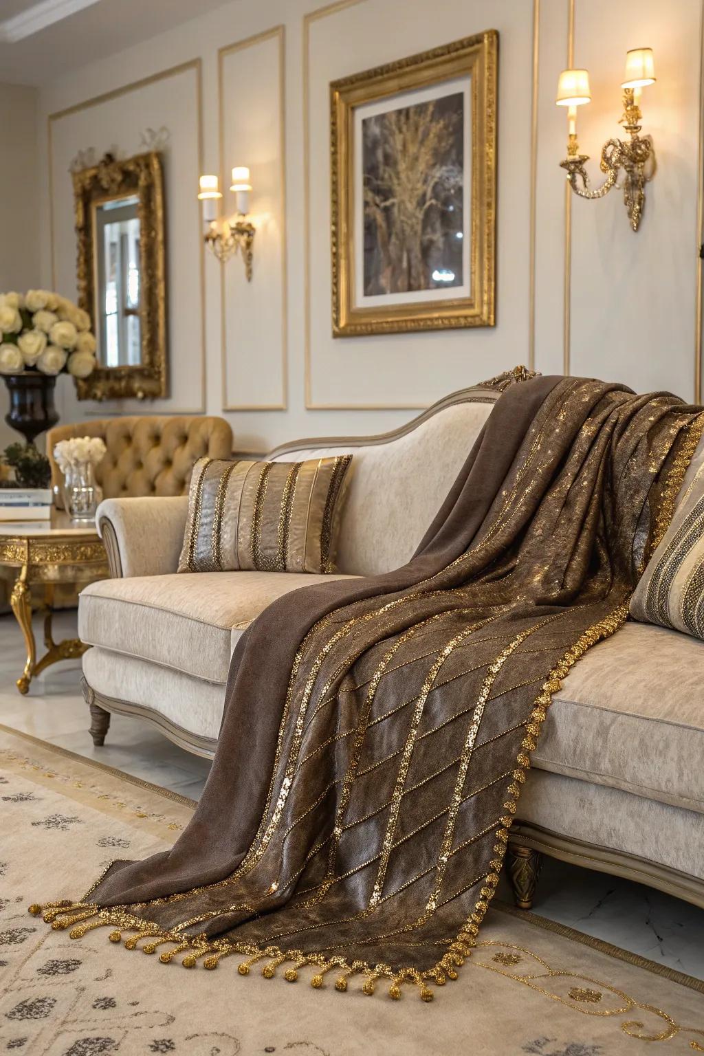 Gleaming details bring subtle luxury to any décor.