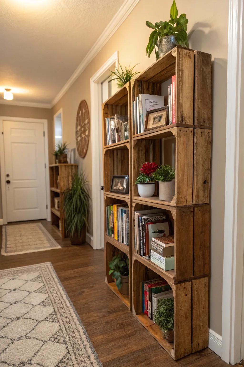 DIY shelves present countless customization options.