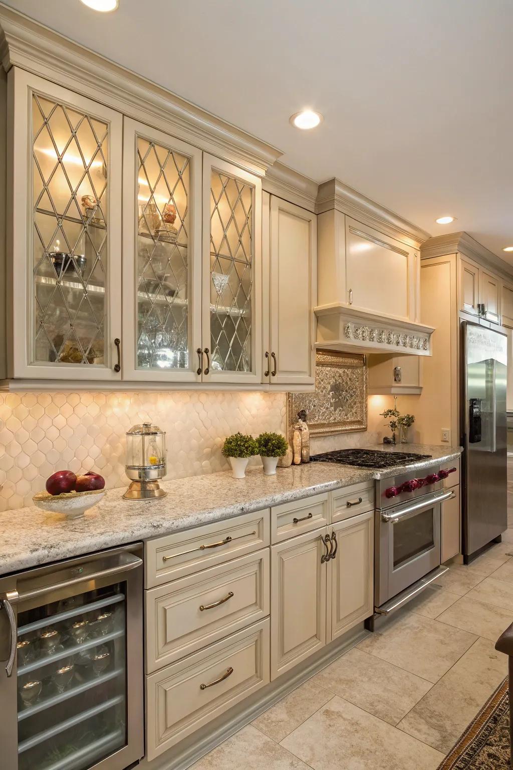 Assorted textures enhance the visual allure.