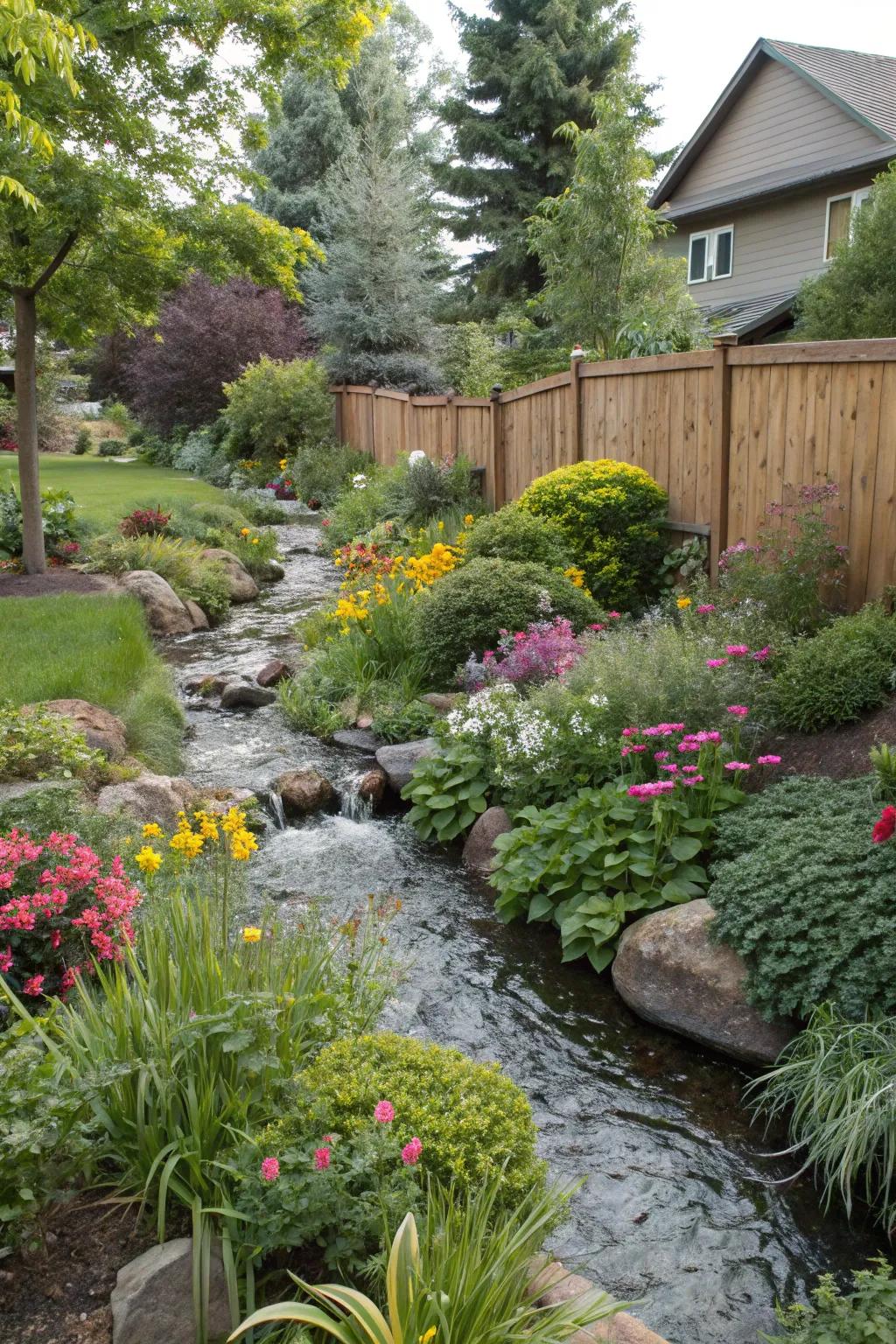 A variety of plant species introduces seasonal interest and dynamism to your landscape.