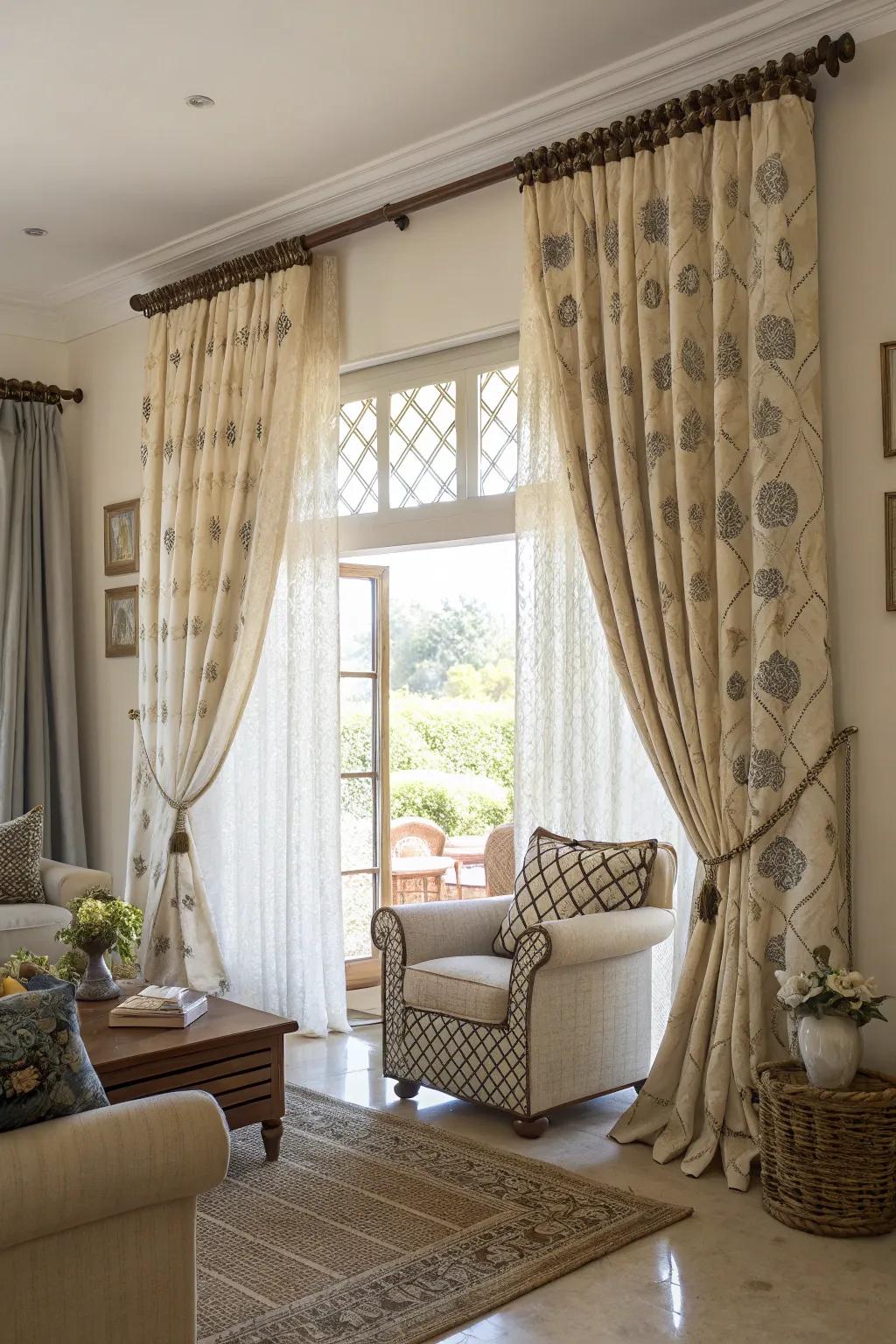 The synthesis of diverse styles begets a captivating tableau.