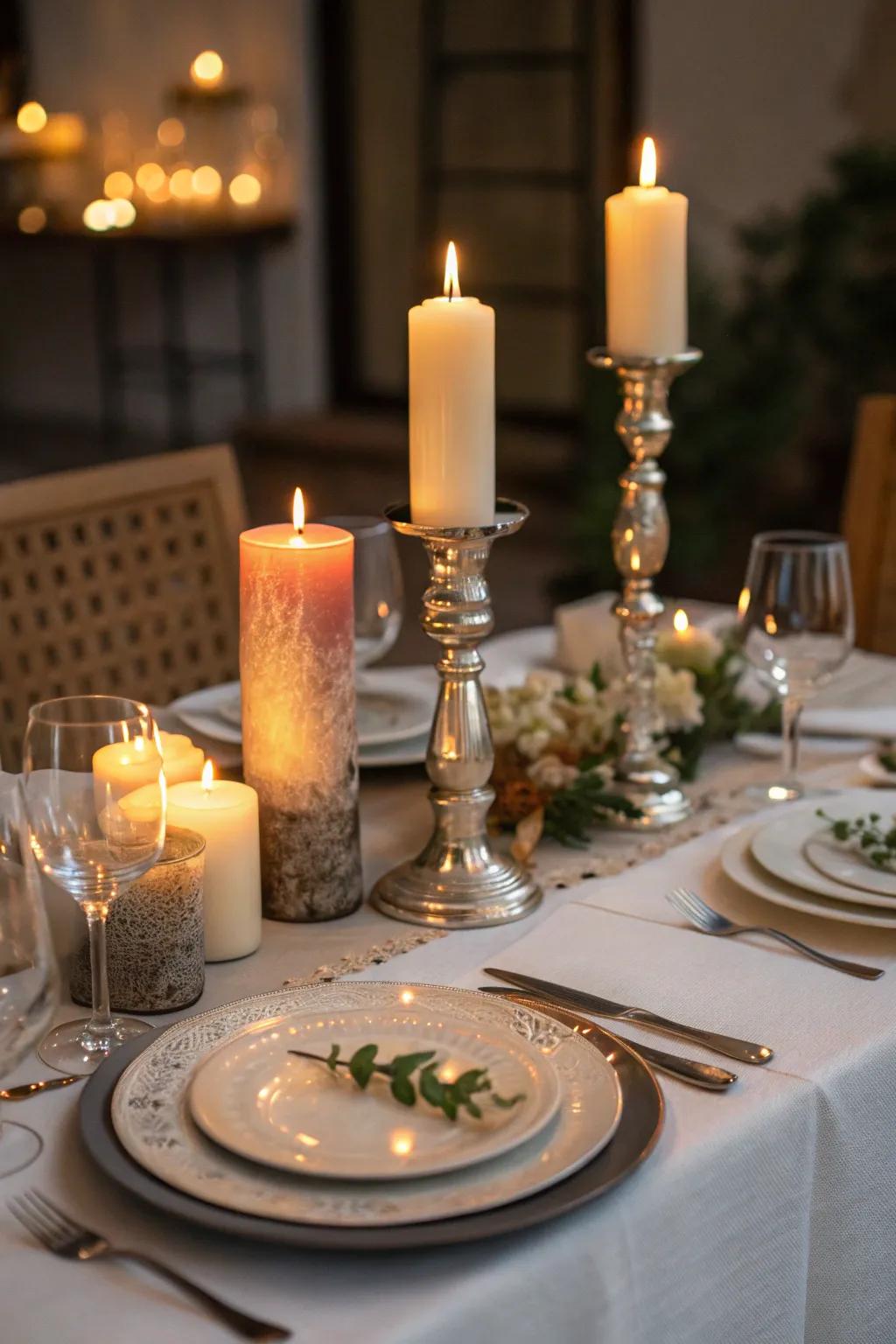 Illuminants bring warmth and a hint of romance to any dining environment.