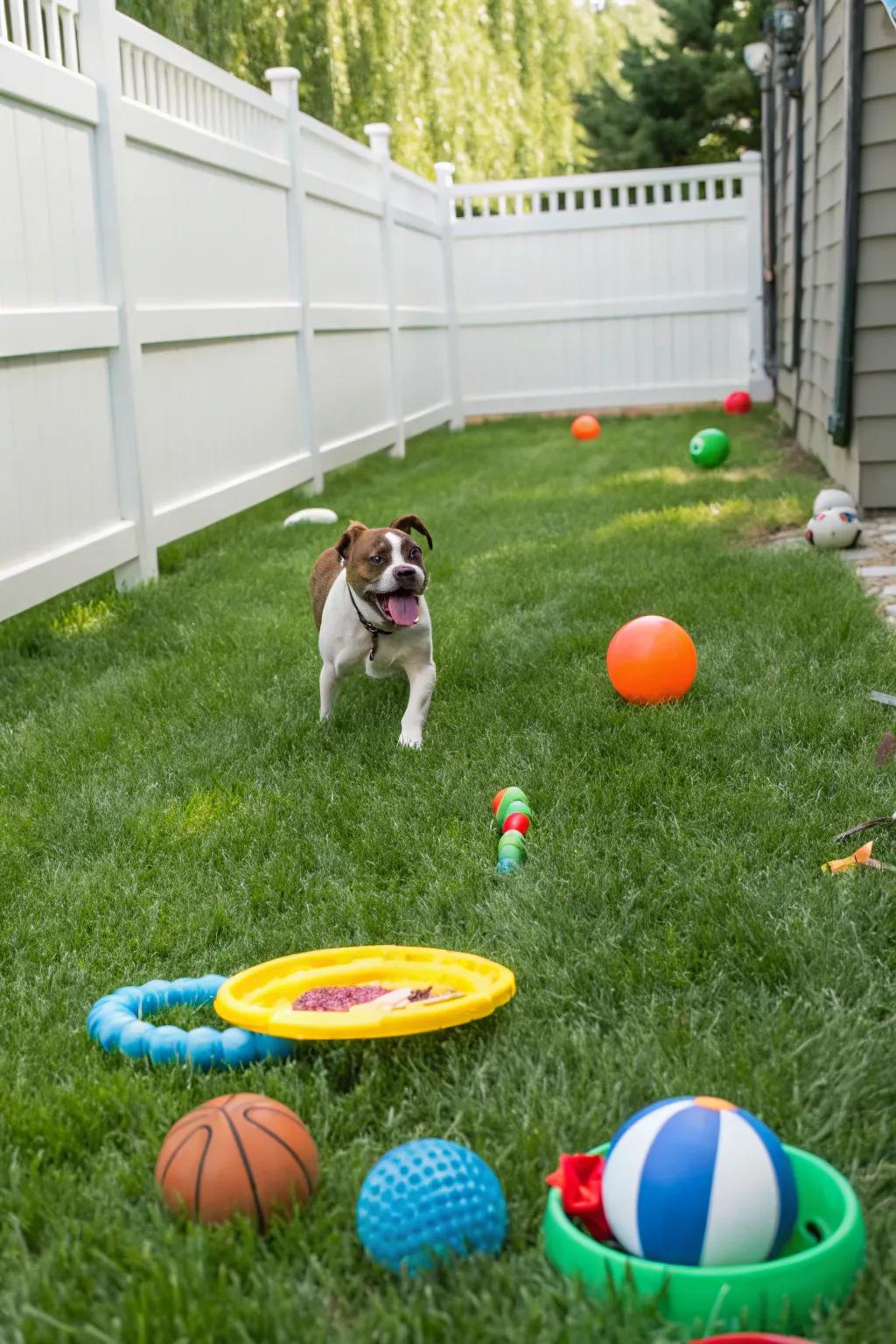 Interactive playthings sustain your dog's participation and glee.