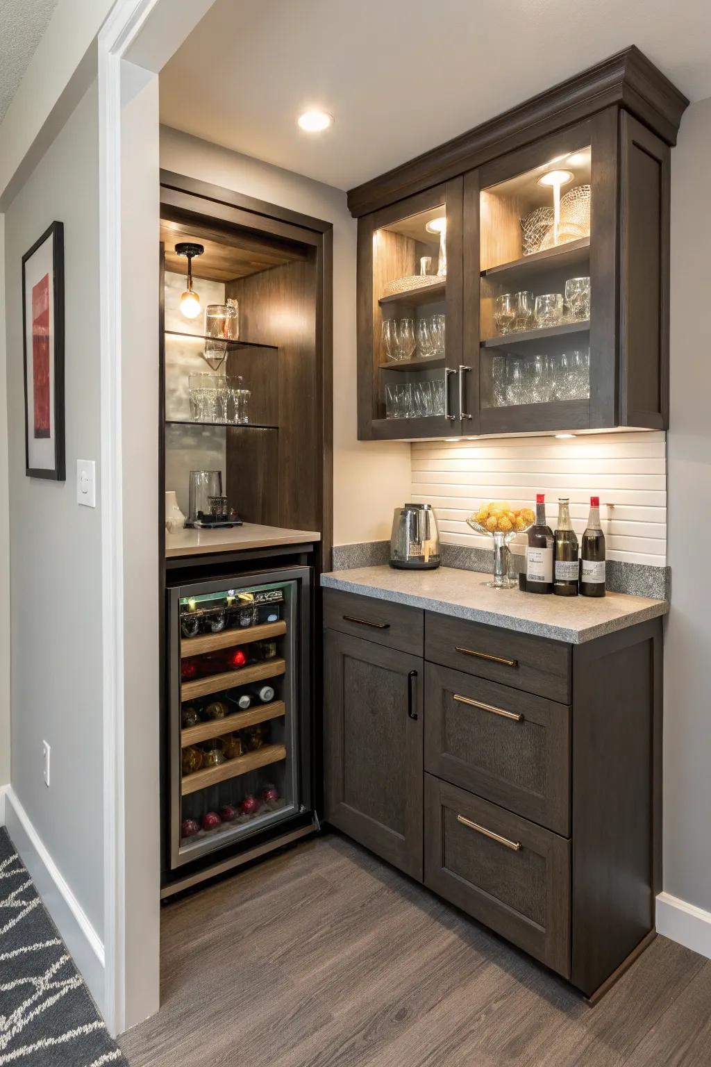 Streamlined yet smart, suited for constricted spaces.