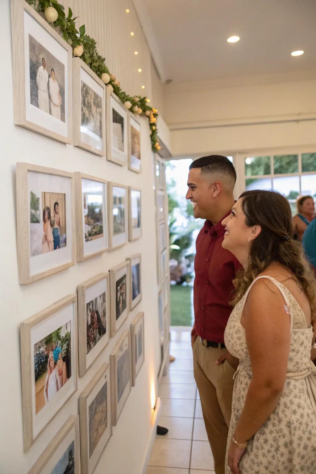 A photographic exhibit exhibiting the couple's remarkable instances.