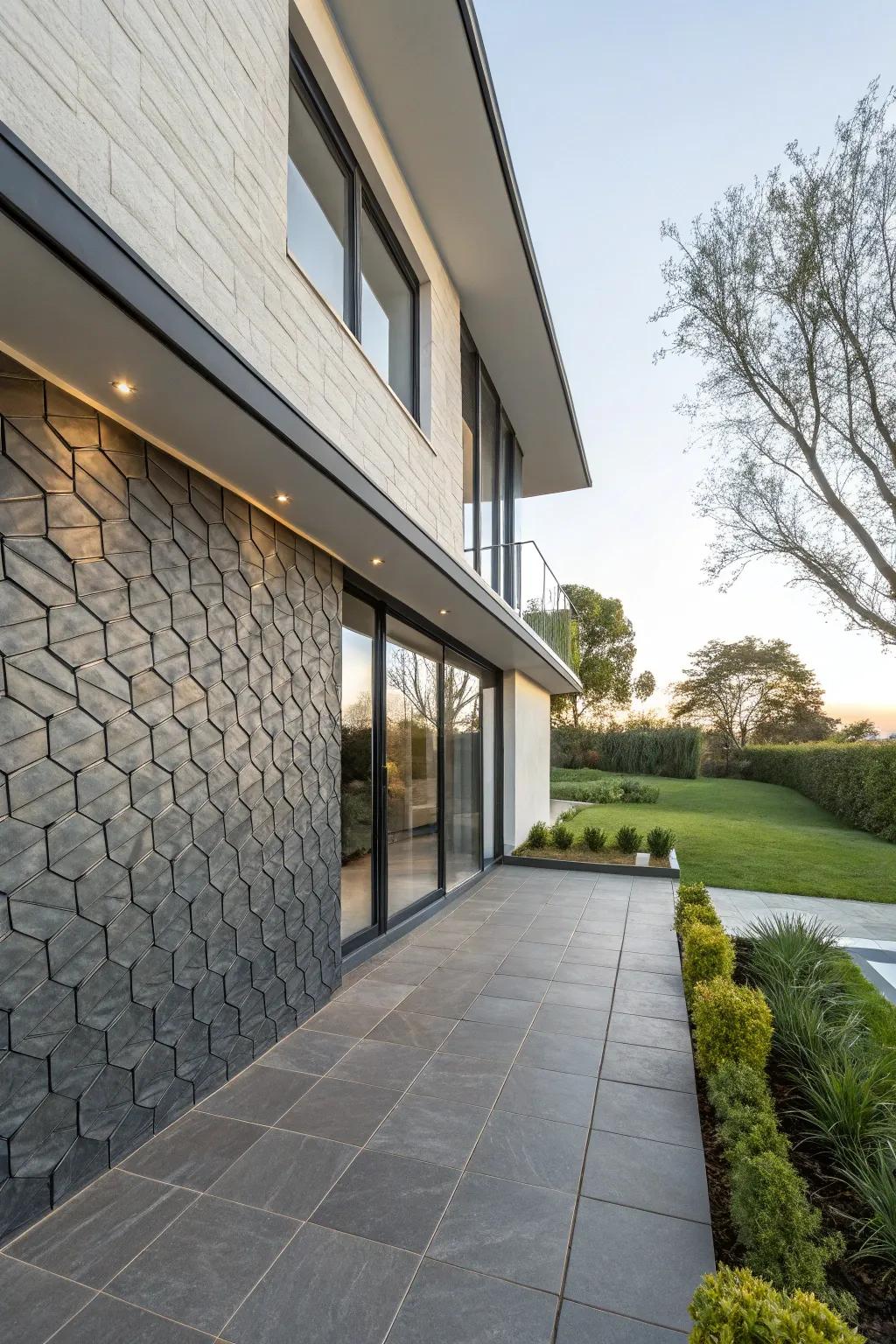 Textured cladding adds dimension and intrigue to your walls.