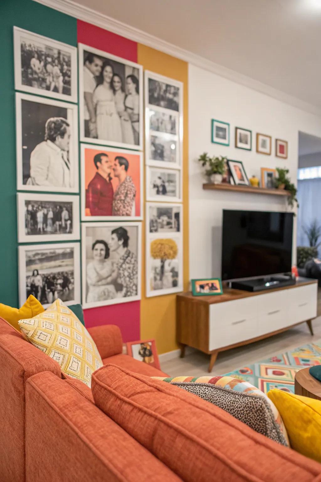 Varied media incorporates depth and interest.