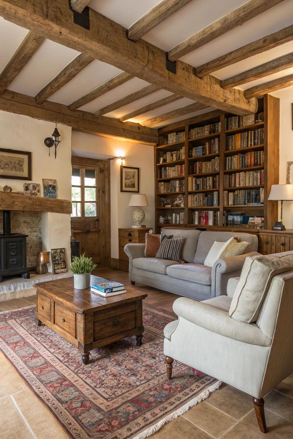 A classy mix of old and new.