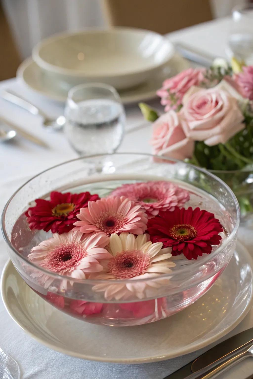 A striking soaring flower centerpiece.