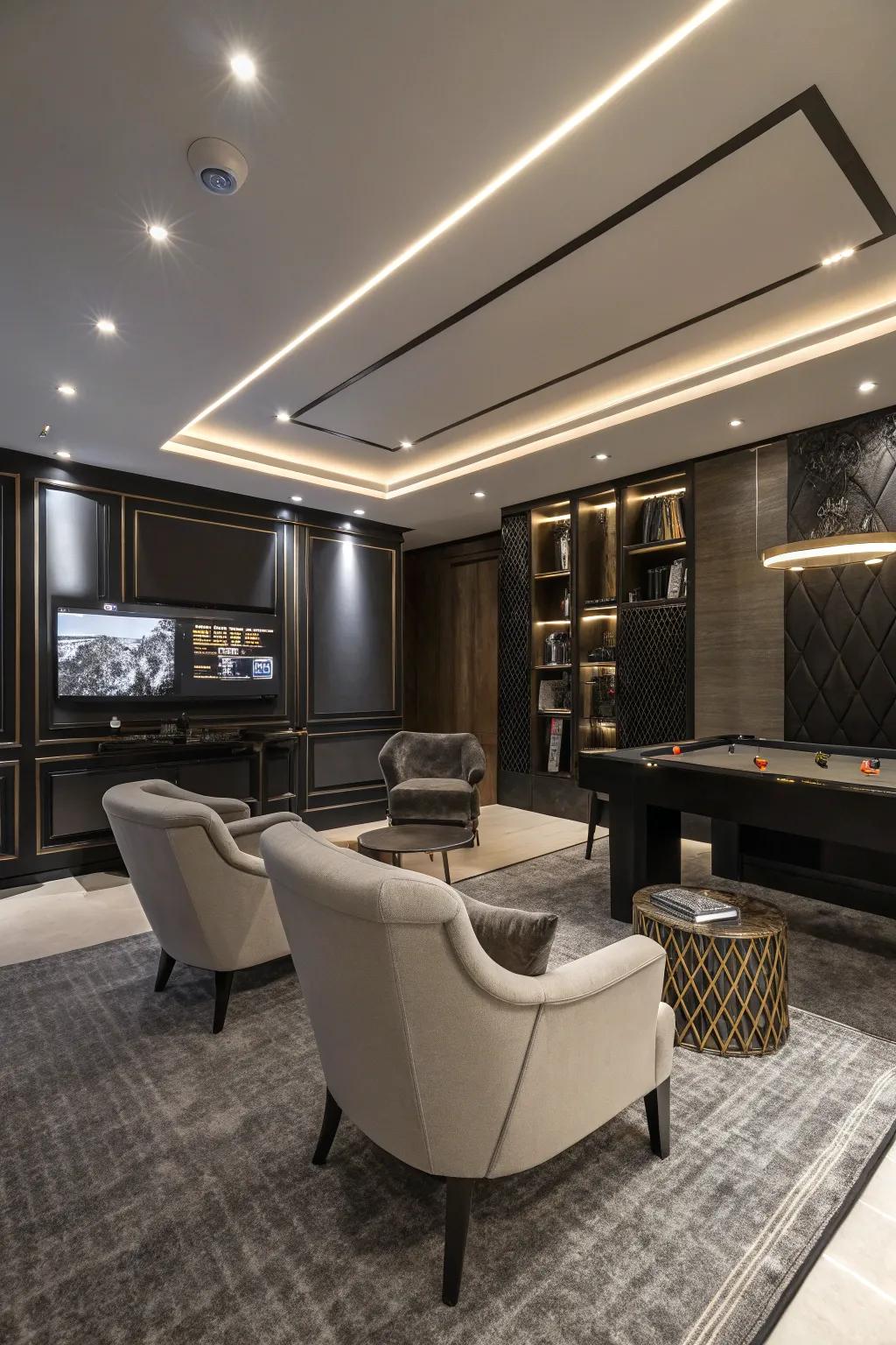 Monochrome palettes offer style and harmony.