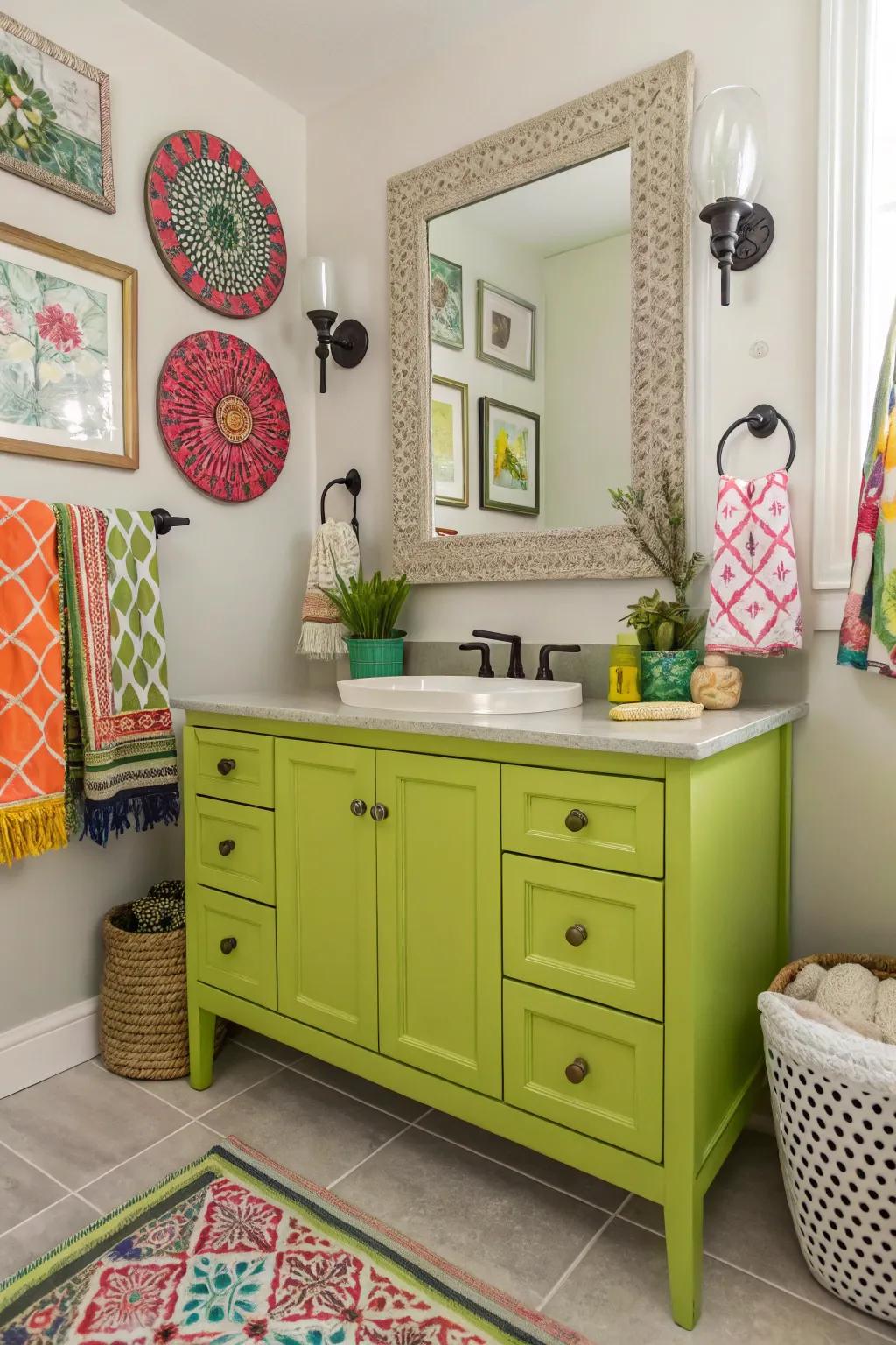Spring console creating a bold design statement.