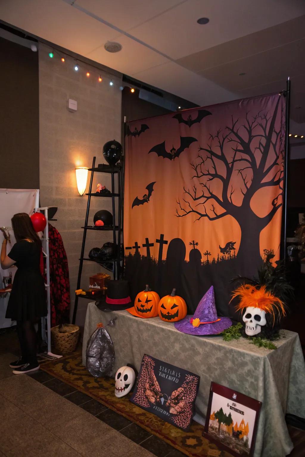 Document memories using a spooky snapshot station.