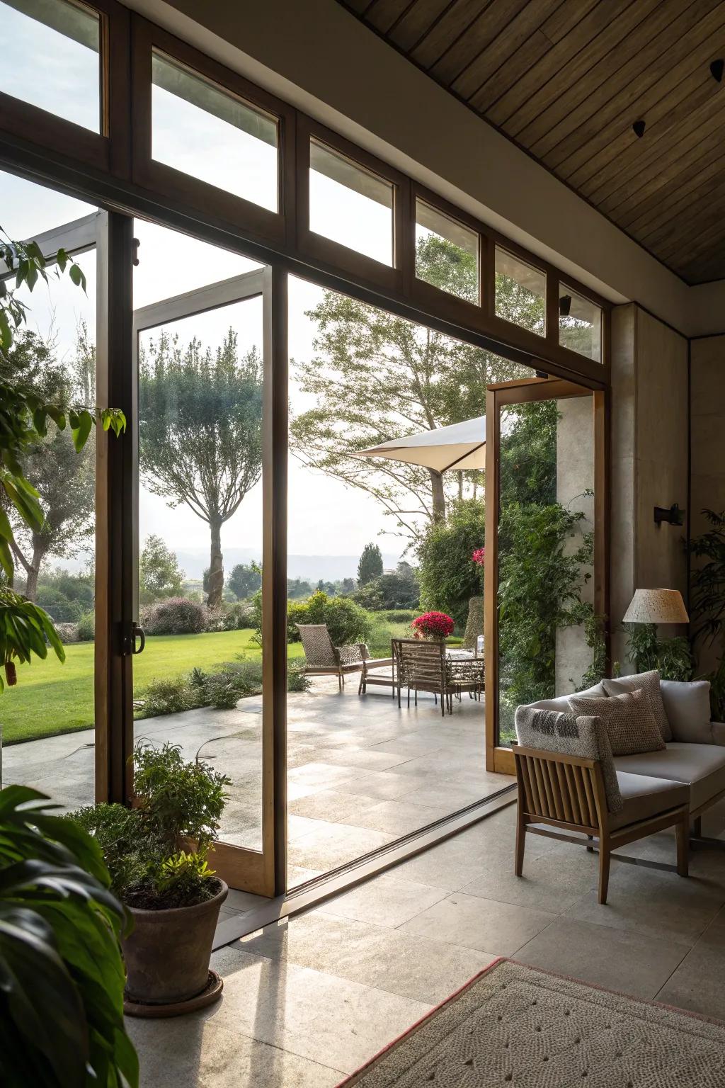 Create a connection between indoors and outdoors for a unified living experience.