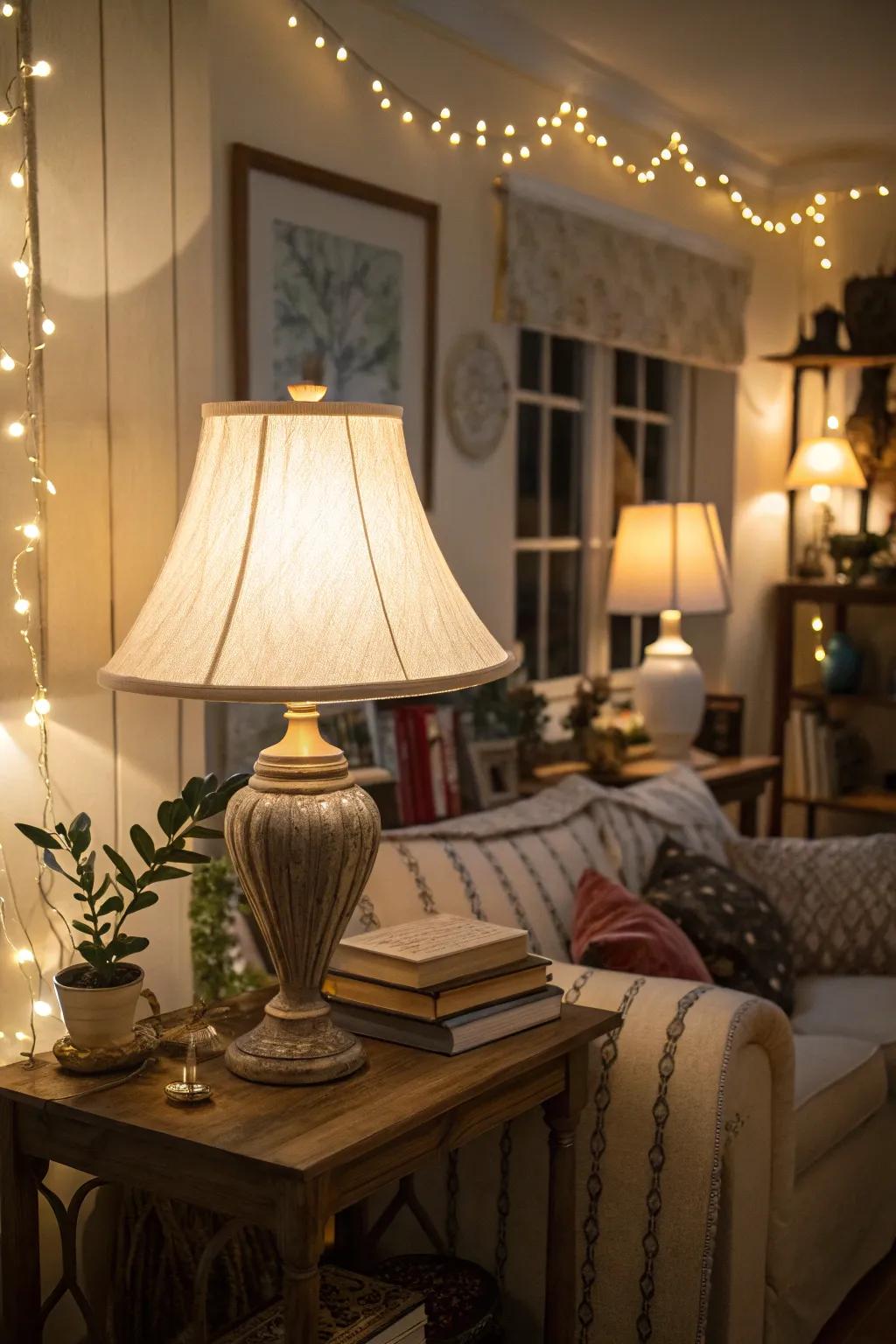 Gentle lighting enhances the vibe and allure of any room.