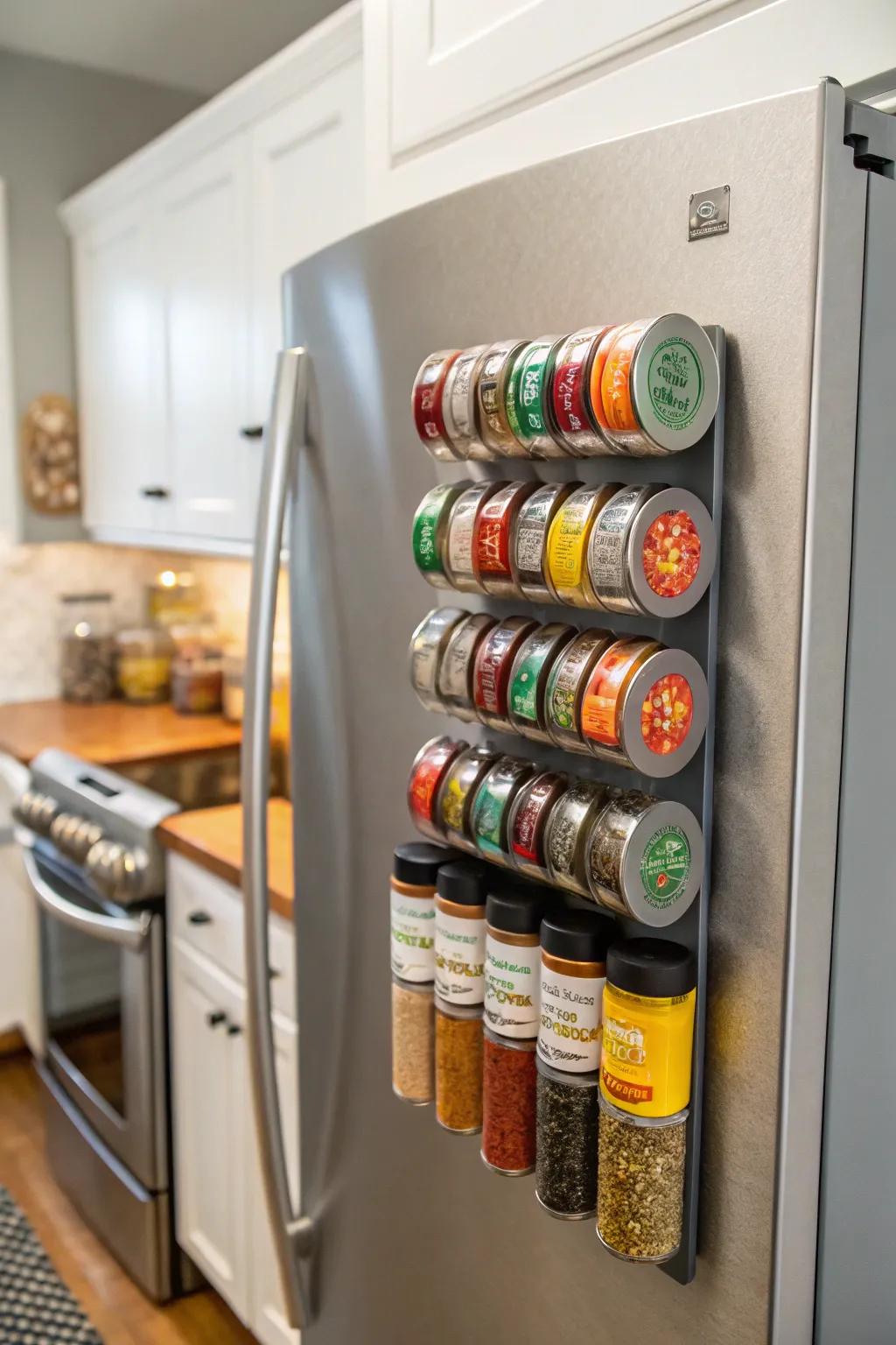 Ferrous vials convert your spices into a striking display.