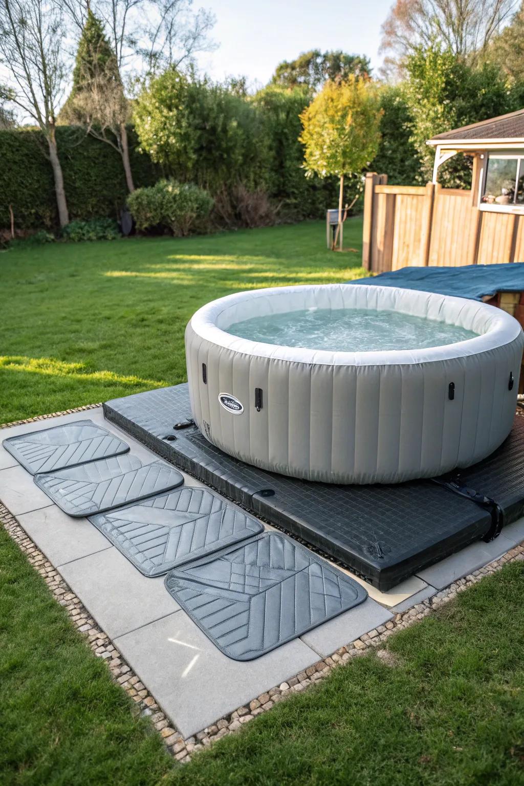 Thermal underlayments facilitate the efficient maintenance of water temperature.