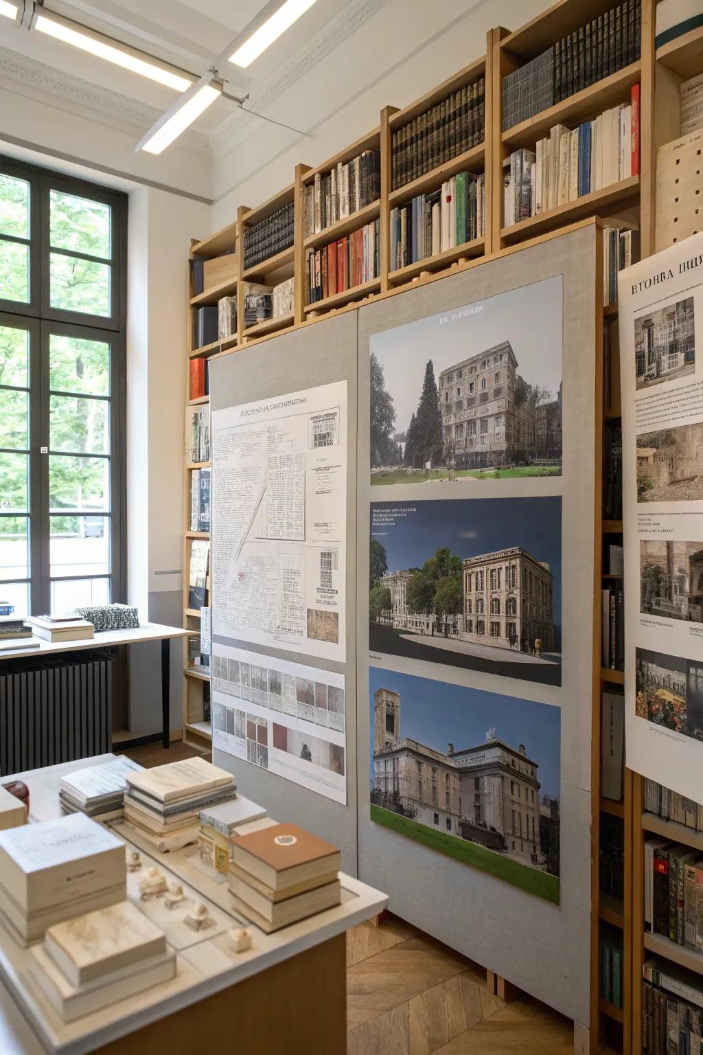 Get creative with designs from a board inspired by architecture.