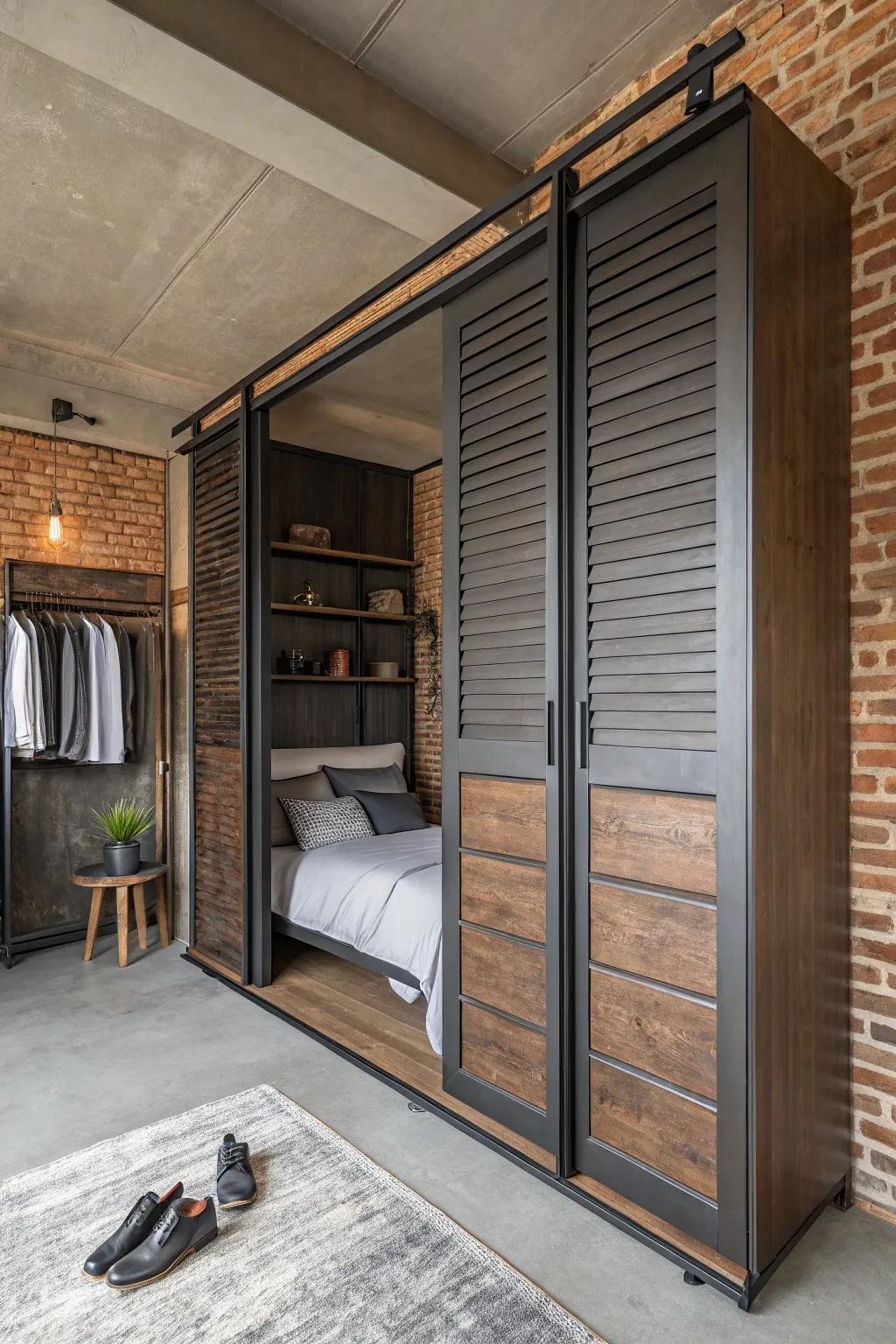 Glide shutters: ventilation combines with visual appeal.