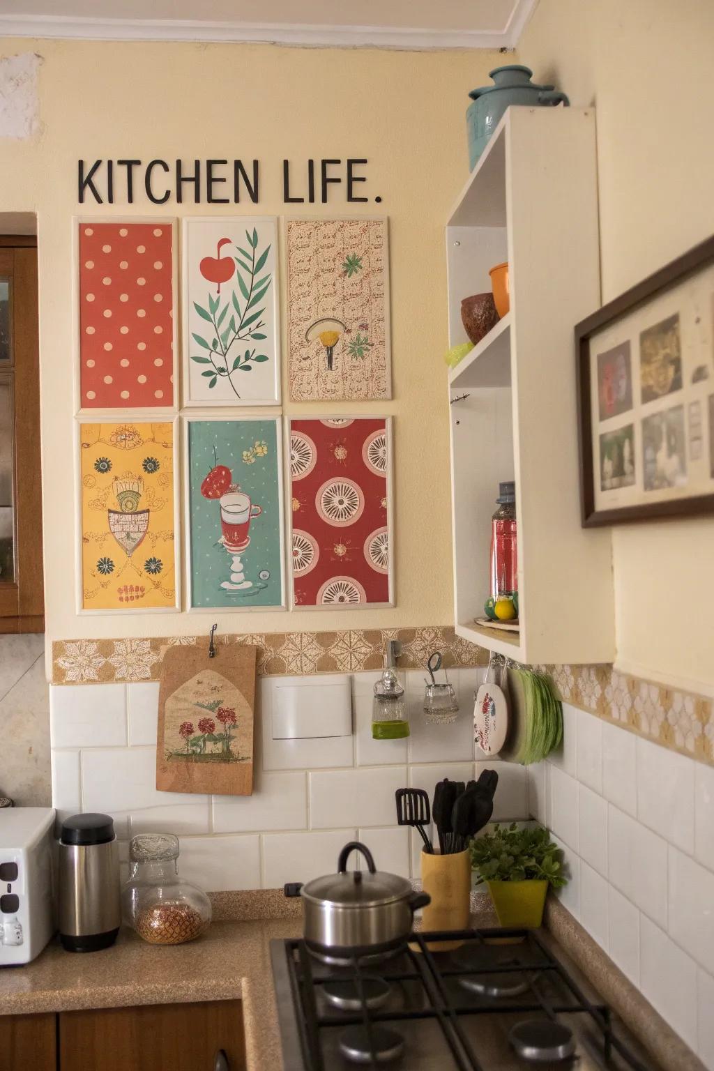 Philosophical kitchen posters for a thoughtful element.