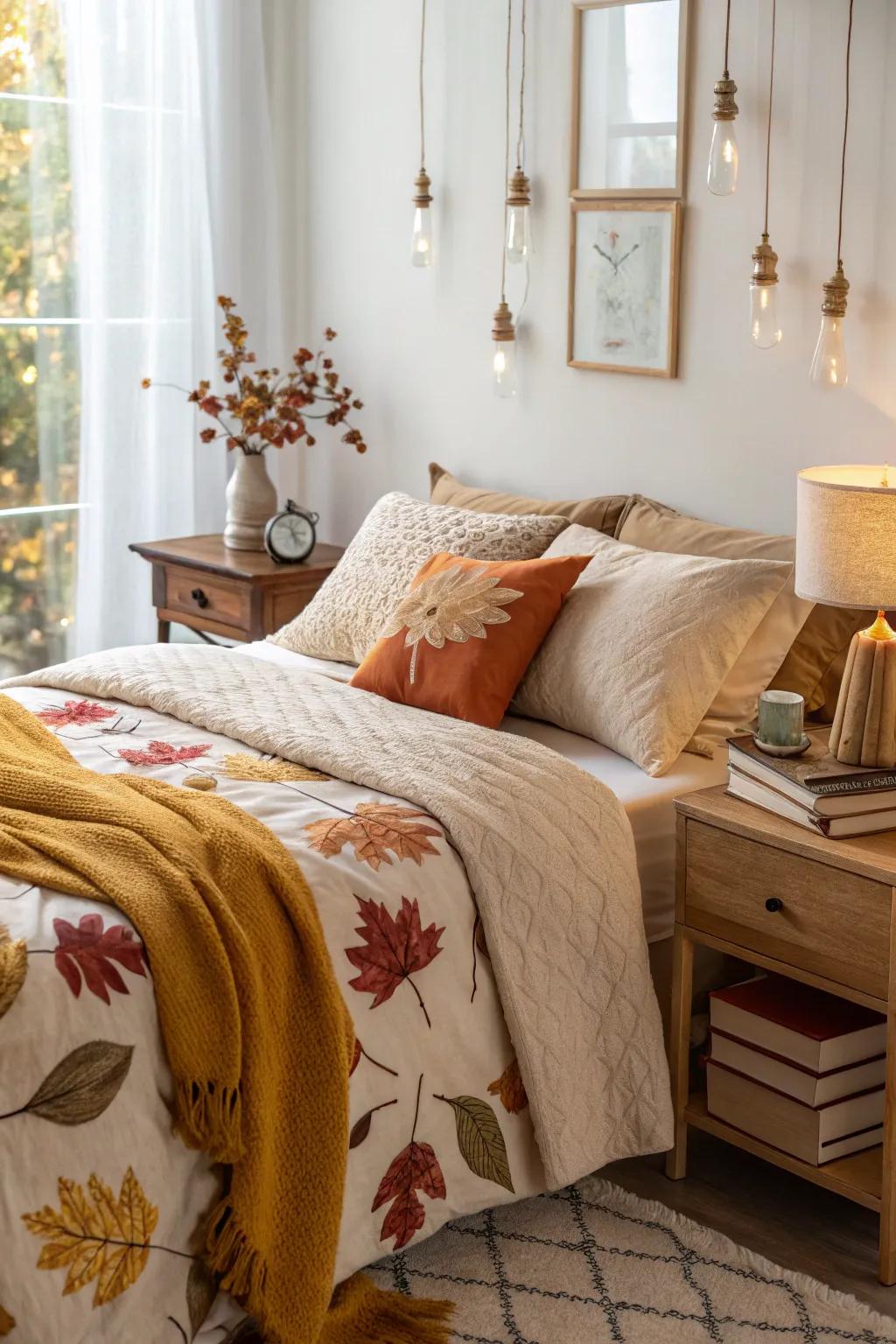 Season-specific components in bedding layers for year-round comfort.